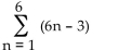 Write out the series. -  A)  75 B)  1 + 3 + 9 + 15 + 21 + 27 C)  3 + 9 + 15 + 21 + 27 + 33 D)  3 + 9 + 15 + 21 + 27 + 33 + ...