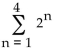 Evaluate the series. -  A)  30 B)  18 C)  20 D)  14