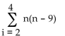 Evaluate the series. -  A)  -52 B)  -9 C)  -34 D)  -60