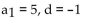 Write the first five terms of the arithmetic sequence with the given term and common difference. -  A)  5, 4, 2, 2, 1 B)  5, 4, 3, 2, 1 C)  4, 3, 2, 1, 0 D)  6, 5, 4, 3, 2