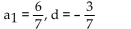 Write the first five terms of the arithmetic sequence with the given term and common difference. -  A)    B)    C)    D)   