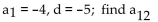 Find the indicated quantity of the arithmetic sequence. -  A)  59 B)  -59 C)  51 D)  -64
