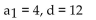 Write the expression for the general (or nth)  term, an, of the arithmetic sequence. -  A)    B)    C)    D)   