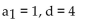 Write the expression for the general (or nth)  term, an, of the arithmetic sequence. -  A)    B)    C)    D)   