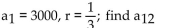 Find the indicated term of the geometric sequence. -  A)    B)    C)    D)   