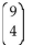 Evaluate the combination. -  A)  2 B)  126 C)  15,120 D)  63