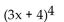 Use the binomial theorem to expand the expression. -  A)    B)    C)    D)   
