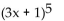 Use the binomial theorem to expand the expression. -  A)    B)    C)    D)   
