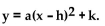 Write the equation in the form   -  A)  y = (x + 7) 2 + 50 B)    C)    D)   