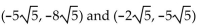 Determine the midpoint of the line segment between the pair of points. -  A)    B)    C)    D)   