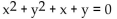 Indicate whether the equation represents an ellipse, hyperbola, circle, or parabola. In equations that contain both   and   terms, divide both sides of the equation by the constant term to put the equation in a more recognizable form. -  A)  Circle B)  Ellipse C)  Parabola D)  Hyperbola