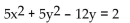 Indicate whether the equation represents an ellipse, hyperbola, circle, or parabola. In equations that contain both   and   terms, divide both sides of the equation by the constant term to put the equation in a more recognizable form. -  A)  Parabola B)  Hyperbola C)  Circle D)  Ellipse