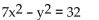 Indicate whether the equation represents an ellipse, hyperbola, circle, or parabola. In equations that contain both   and   terms, divide both sides of the equation by the constant term to put the equation in a more recognizable form. -  A)  Hyperbola B)  Ellipse C)  Parabola D)  Circle