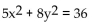 Indicate whether the equation represents an ellipse, hyperbola, circle, or parabola. In equations that contain both   and   terms, divide both sides of the equation by the constant term to put the equation in a more recognizable form. -  A)  Hyperbola B)  Circle C)  Parabola D)  Ellipse