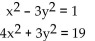 Find all real solutions to the system of equations using the addition method. -  4 A)  (2, 1) , (-2, -1)  B)  (2, 1) , (2, -1) , (-2, 1) , (-2, -1)  C)  (-1, 2) , (1, -2)  D)  (1, 2) , (-1, 2) , (1, -2) , (-1, -2) 