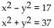 Find all real solutions to the system of equations using the addition method. -  A)    B)    C)  (0, 0)  D)   