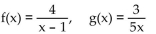 For the given functions f and g , find the indicated composition. -    A)    B)    C)    D)   