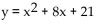 Determine whether the function is a one-to-one function. -  A)  Yes B)  No