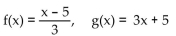 Determine whether the given functions are inverses of each other. -  A)  Yes B)  No