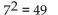 Write the equation in logarithmic form. -  A)    B)    C)    D)   
