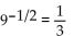 Write the equation in logarithmic form. -9   A)    B)    C)    D)   