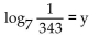 Find the unknown value. -  A)  -49 B)  -3 C)  3 D)  49