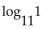 Evaluate. -  A)  0 B)  -11 C)    D)  11
