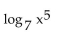 Use properties of logarithms to expand the logarithmic expression as much as possible. -  A)    B)    C)    D)   