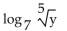 Use properties of logarithms to expand the logarithmic expression as much as possible. -  A)    B)    C)    D)   