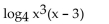 Use properties of logarithms to expand the logarithmic expression as much as possible. -  A)    B)    C)    D)   