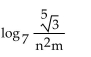 Use properties of logarithms to expand the logarithmic expression as much as possible. -  A)    B)    C)    D)   