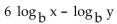 Write as a logarithm of a single expression. -  A)    B)    C)    D)   