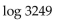 Find the common logarithm of the number. Round answer to four decimal places. -  A)  3.5117 B)  3.5104 C)  8.0861 D)  3.5131