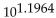 Find the power of 10. Round answers to six decimal places. -  A)  15.718098 B)  1.317164 C)  0.302280 D)  0.063621