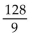 Solve the equation. -  A)  288 B)    C)  8.1278 D)  134,217,728