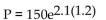 The following equation is in the form P = P0ekt. Solve the equation for the remaining variable. Remember, e is a constant. -  A)    B)    C)    D)   