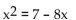 Solve the equation by completing the square. -  A)    B)    C)    D)   
