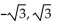 Write an equation that has the given solutions. --   A)    B)    C)    D)   
