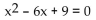 Use the discriminant to determine whether the equation has two distinct real solutions, a single real solution, or no real solution. -  A)  two real solutions B)  one real solution C)  no real solution