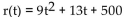 Solve the problem. -The revenue for a small company is given by the quadratic function   where t is the number of years since 1998 and r(t)  is in thousands of dollars. If this trend continues, find the year after 1998 in which The company's revenue will be $696 thousand. Round to the nearest whole year. A)  2006 B)  2002 C)  2003 D)  2004