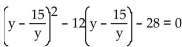 Solve the equation. -  A)  -5, 3 B)    C)  -2, 14 D)  9.5, 3