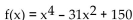 Find all x-intercepts of the function. -  A)    B)  (25, 0) , (6, 0)  C)    D)   