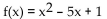 Find the x-intercepts (if any)  of the graph of the function. If the x-intercepts are irrational, round your answers to the nearest tenth. -  A)  x-intercepts: (0.2, 0)  and (4.8, 0)  B)  No x-intercepts C)  x-intercepts: (-1, 0)  and (5, 0)  D)   