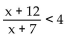 Solve the inequality and give the solution set in set builder notation. -  A)    B)    C)    D)  Ø