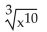 Write the expression in exponential form. Assume that all variables represent positive real numbers. -  A)    B)    C)    D)   
