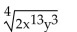 Write the expression in exponential form. Assume that all variables represent positive real numbers. -  A)    B)    C)    D)   