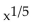 Write the expression in radical form. Assume that all variables represent positive real numbers. -  A)    B)    C)    D)   
