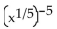 Simplify. Write the answer in exponential form without negative exponents. -  A)  x B)    C)    D)   