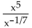 Simplify. Write the answer in exponential form without negative exponents. -  A)    B)    C)    D)   