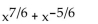 Factor. Write the answer without negative exponents. -  A)    B)    C)    D)   